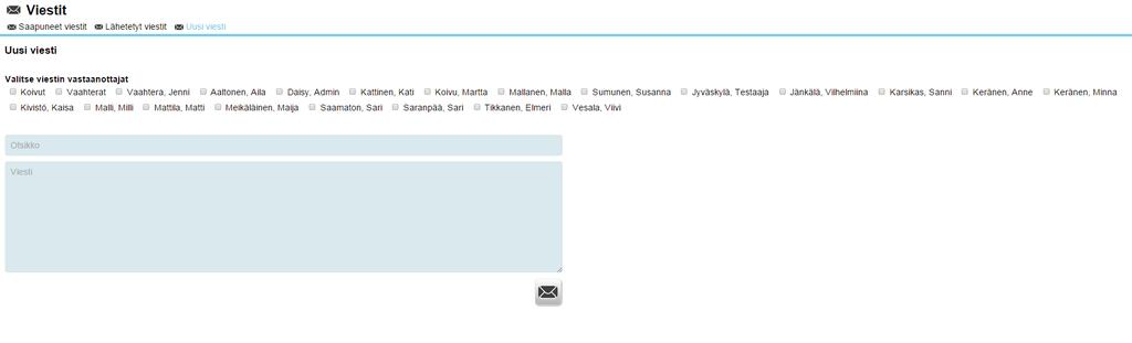Viestit & Luvat Viestit Uusi viestit 1.