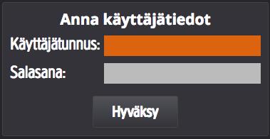 Tarvitset koodeja, kun käytät palvelua ensimmäistä