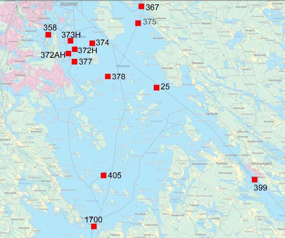 Savo-Karjalan Ympäristötutkimus Oy 6 Kartta 3.