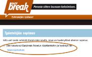 4. Käyttöehtojen hyväksyminen Saat sähköiset setelit käyttöösi hyväksyttyäsi maksutavan käyttöön liittyvät ehdot. Rekisteriselosteet ja käyttöehdot näet aktivoidun käyttäjätilisi oikeassa alareunassa.