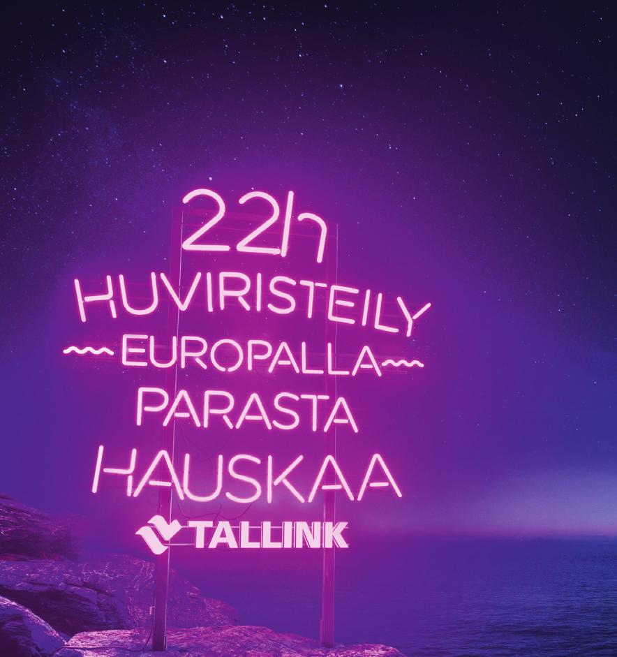 Ehkäise huvinpuutostila Lähde 22 h -huviristeilylle uudistetulla Europalla MATKAETU SEL RY:N JÄSENILLE 22 h -huviristeily Tallinnaan 28 /hytti