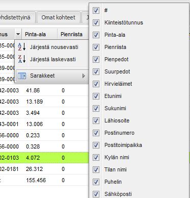 Ohjelma lataa excel (xls) -muotoisen raportin, jonka voita tallentaa jatkokäyttöä varten. 6.9.7. Hirviraportin tuottaminen Huom!