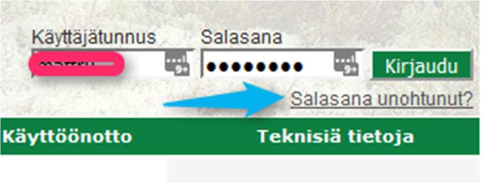 Omia ja seuran tunniste- ja yhteystietoja pääset katsomaan ja muuttamaan Omat tiedot tai Seuran tiedot painikkeista. Salasanan muuttaminen onnistuu myös hallintasivuston ylälaidasta (kts.