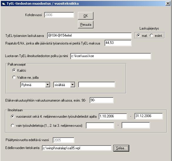 120/231 KÄYTTÖOHJEET Asteri Palkanmaksu Ohjelma näyttää