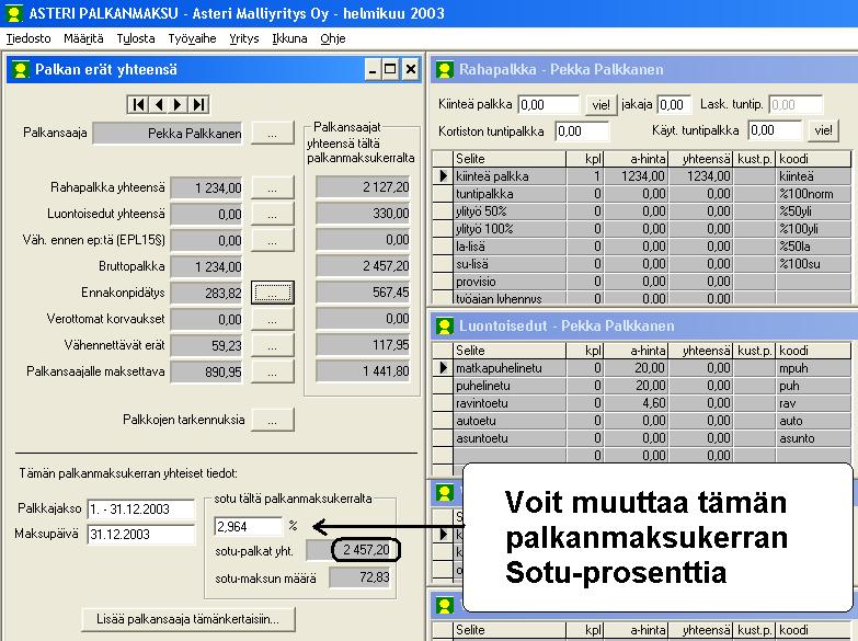 66/231 KÄYTTÖOHJEET Asteri Palkanmaksu