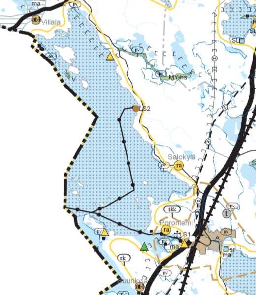 FCG Suunnittelu ja tekniikka Oy Osallistumis- ja arviointisuunnitelma 5 (8) 6) rantojen käytön kehittämisen kohdealue, Natura 2000-verkostoon kuuluva, pohjavesialue 7) rantojen käytön kehittämisen