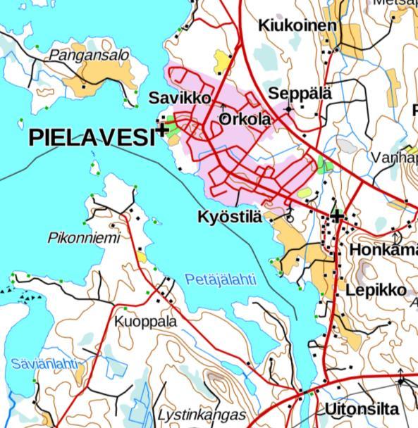 FCG Suunnittelu ja tekniikka Oy Osallistumis- ja arviointisuunnitelma 1 ( 8 ) PIELAVEDEN KUNTA OSALLISTUMIS- JA ARVIOINTISUUNNITELMA KOHONIEMEN ASEMAKAAVA.