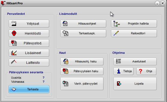 29 5.3.1 Ohjelmiston esittely ja koekäyttö Hitsari Pro-ohjelmistosta järjestettiin verkon välityksellä esittelytilaisuus, jossa käytettiin etätyöpöytäyhteyttä.