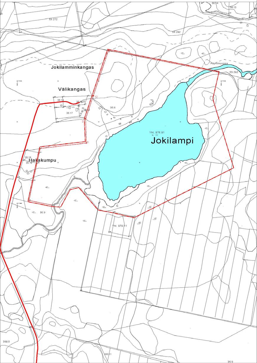 Seitap Oy Rovaniemi 4 Kaavoitettavana on tilan 698-401-35-6 Jokilammen ranta-aluetta 23
