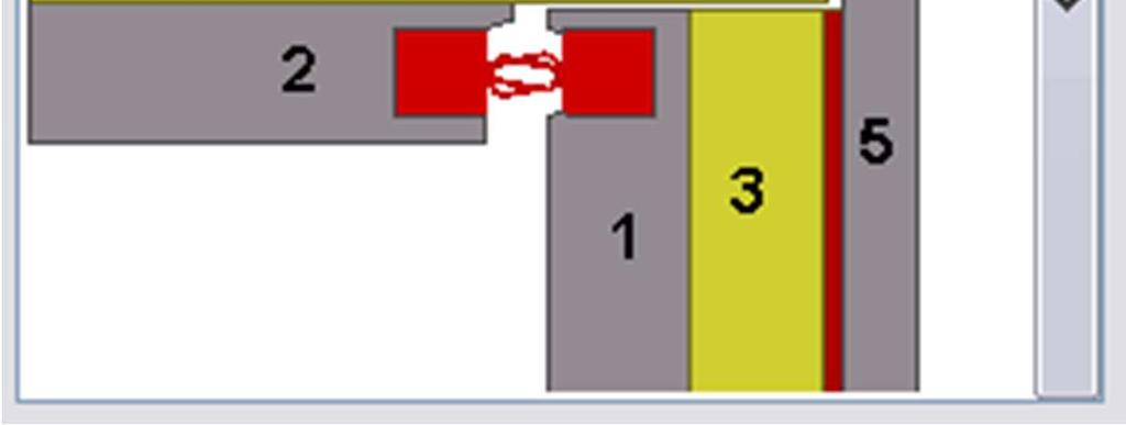Liitos asetetaan paikoilleen klikkaamalla jokaista kuorta. Kuorien klikkausjärjestys näkyy dialogissa olevasta kuvasta (kuva 15).