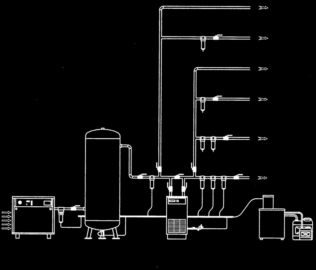 Tällä tavoin enin kosteus poistuu ja vältetään tarpeeton paineen aleneminen sekä energiahukka.