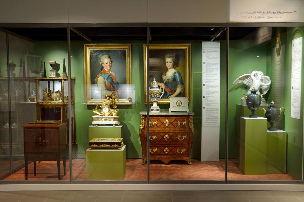 Lappeenrannan museot / Tuomas Nokelainen Keisarillisia lahjoja Pavlovskin palatsista -näyttelyssä oli esillä monenlaisia ylellisiä lahjoja palatsin kokoelmista. 29.4. 2.10.