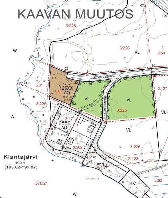 KIRKONKYLÄN ASEMAKAAVAN OSITTAINEN MUUTOS