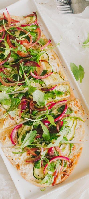 Välimeren kasvispannari 10 annosta à 200 g Flammkuchen, kesäkurpitsaa ja punasipulia 8 annosta à 125 g 0,700 L Kevytmaitojuoma, laktoositon 0,300 KG Crème Bonjour Aurinkokuivattu tomaatti laktoositon