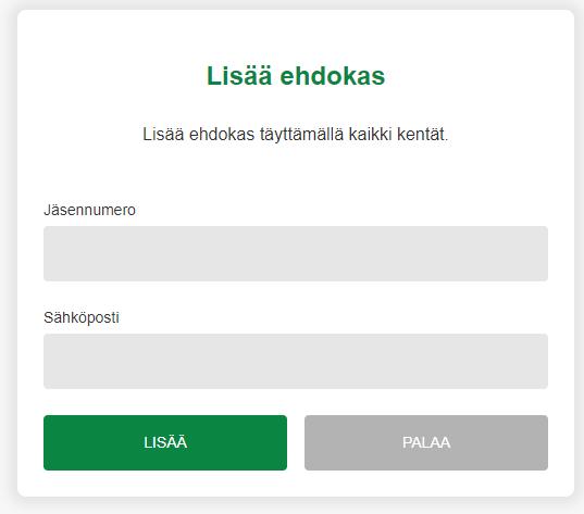 vaalilautakunnalle tarvitaan myös vara-asiamiehen ja allekirjoittajan allekirjoitus. Myös tästä näkyy merkintä profiilikuvan oikeassa alareunassa.