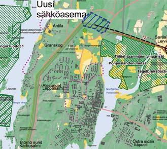 Myöhemmin kun hankkeen teho ylittää 100 MW tulee rakentaa yhteys uudelle sähköasemalle, jota Fingrid suunnittelee Kristiinankaupungin pohjoispuolelle.