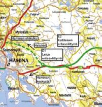 NYKYTILA JA HAASTEET Tiejaksolla on kohtalaisesti liikennettä (noin 6 000 autoa päivässä).