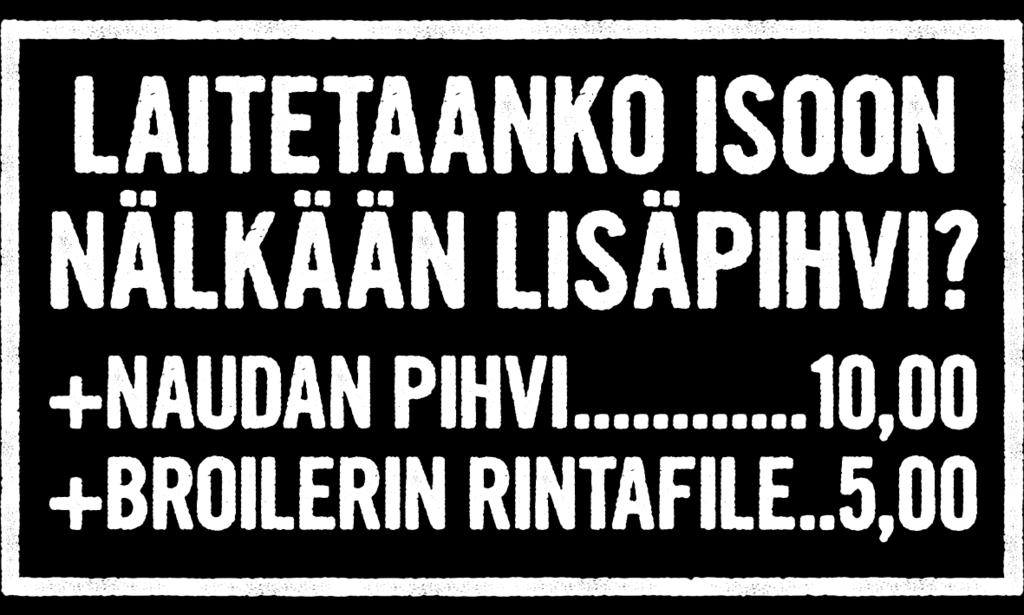 Kastikkeet: BBQ-, tumma jaloviina-, kermainen pippuri-, tumma valkosipuli-, bearnaise-, tai Aurajuustokastike. 17. HOMER VL, G 20,50 Legenda jo syntyessään.