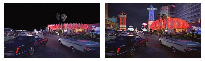 12 Kuva 10. Videokuva sekä renderöity lopullinen kohtaus elokuvassa Casino (Matte World Digital 1995) Digitaalisuus on nykypäivänä syrjäyttänyt perinteiset tekniikat.