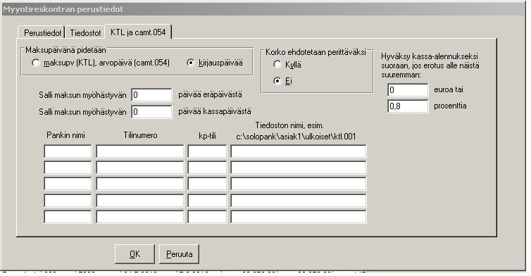 Asteri Windows Laskutus - KÄYTTÖOHJEET 165/200 camt.