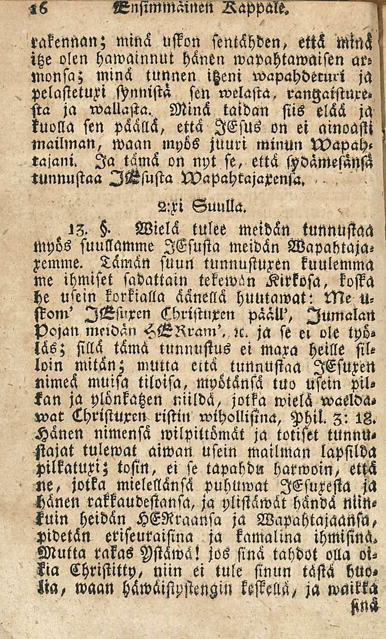 z 6 «ensimmäinen Räppält.