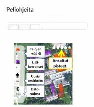 Pelaaminen ja pelin logiikka Ansaitut pisteet