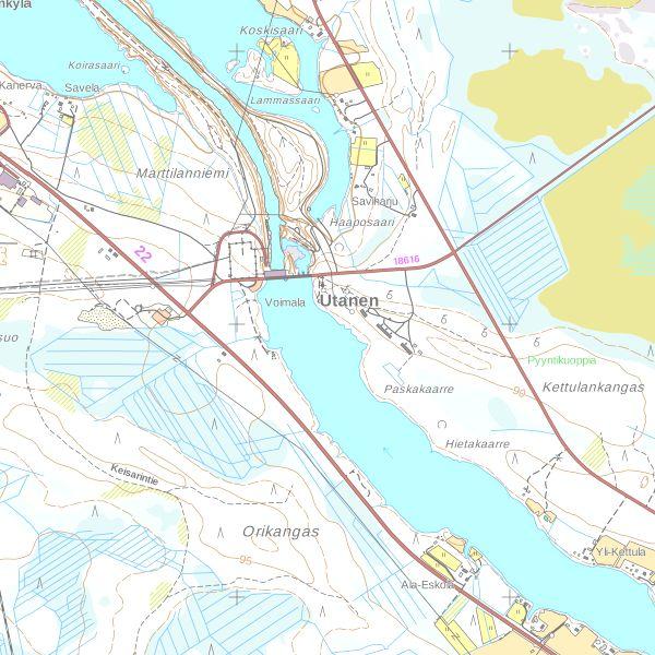 alueen nimi: pääas. Oulujoen ja Sotkamon reitin voimalaitokset Utasen voimalaitos (RKY 2009) pääas. kylä/k.