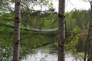 arvokkaalla maisema alueella. Ennen Oulujoen valjastamista alkoi sillan kohdalta Oulujoen kovin koski Ahmaskoski. Silta on ollut käyttökiellossa vuodesta 2013 alkaen.