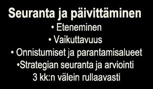 Toimenpiteet tavoitteiden saavuttamiseksi (Strategia- ja johtoryhmä