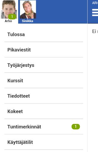 13 (18) 7.2 Tulosteet ja lomakkeet 8 Mobiiliversiot Wilmassa on usein esillä erilaisia oppilaitoksen käyttämiä tulosteita ja sähköisiä lomakkeita.