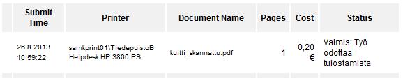 Kirjaudu monitoimilaitteelle SAMK-tunnuksella tai tunnistuskortilla, jos olet jo liittänyt sellaisen.