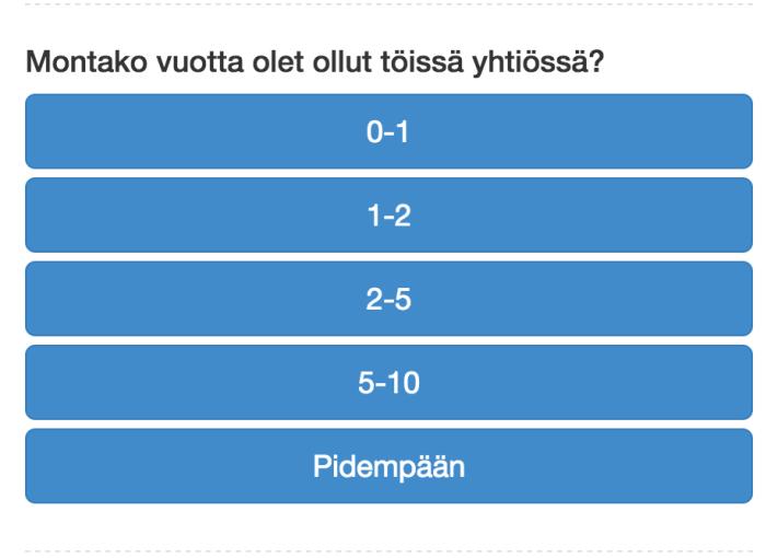 Valinta Hallintanäkymässä Projektorinäkymässä