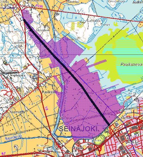 Hankeuusjako - esimerkki Uuden tien toteuttaminen hanketilusjärjestelyssä Seinäjoki,