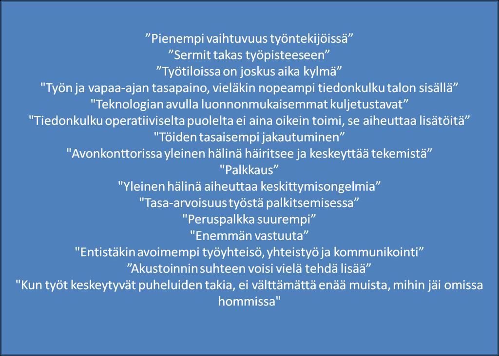 52 Kuva 2: Kehittämiskohteet asiakaspalveluosastolla 5.