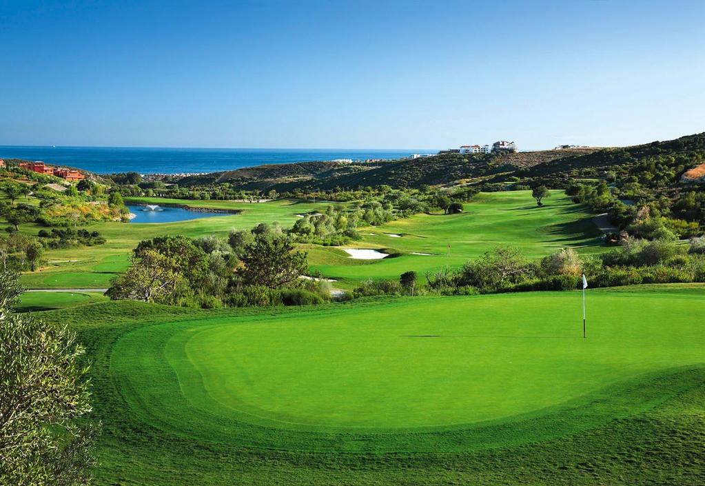 Finca Cortesin on golfnautiskelijan ykköskohde Costa del Solilla! Søren Barnak, GolfersGlobe Finca Cortesinin 6. reikä on 226-metrinen par 3 -väylä.