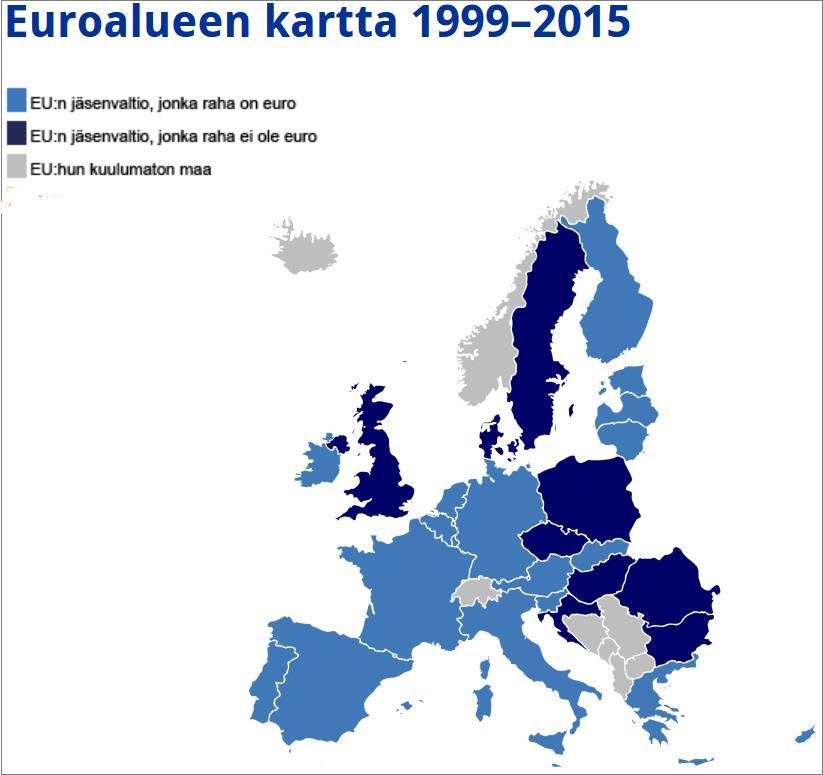 Vaihtokurssit ei euromaat Euroalueen ulkopuolisia ohjelmamaita: Iso-Britannia