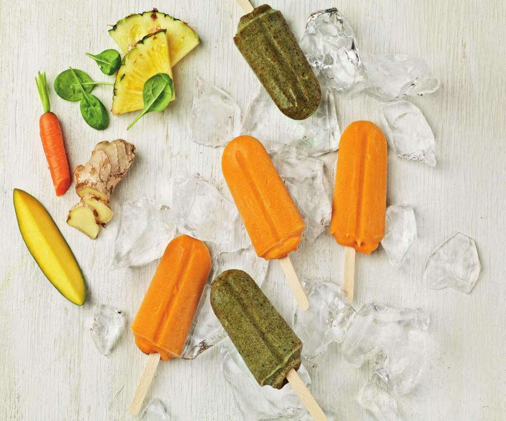 TRENDIT JA UUTUUDET Smoothie Ice Pops luonnollinen, vegaaninen & lisäaineeton Uudet Smoothie Ice Popsit ovat täysosuma kiireisen arjen keskelle.