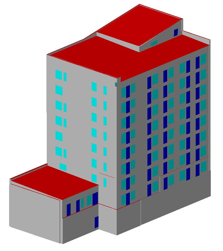 Arkkitehdin IFC-malli (Kalevankangas, Tampere)