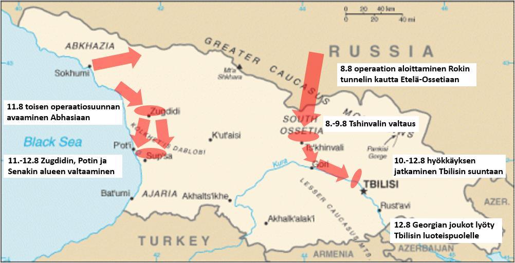 Yliluutnantti Matti Nupposen pro gradu -tutkielman LIITE 6 (1/1) GEORGIAN