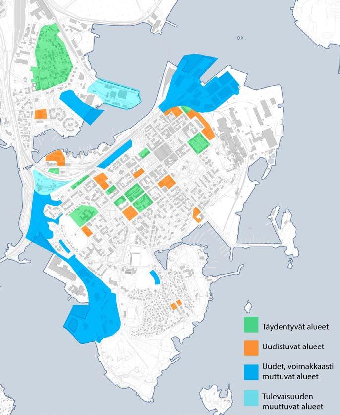 Täydennysrakentaminen Suunnittelun taustalla kaupunkirakenteen analyysit ja täydennysrakentamisselvitys Keskeisinä periaatteina keskustan elinvoima ja merellisyys Kaupungilla pitkä historia,