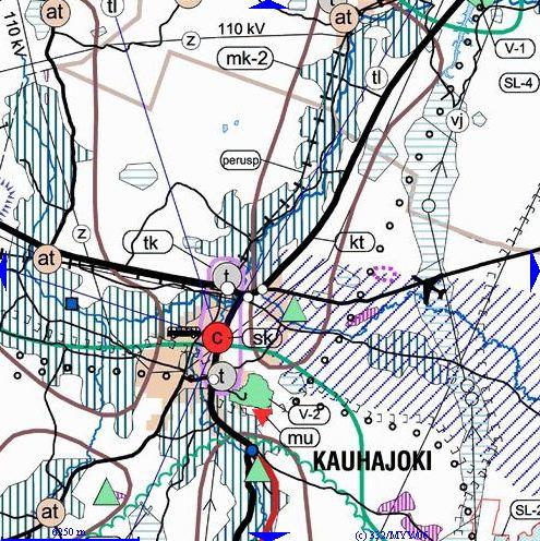 Filppula kortteli 2143, OAS 4 3. LÄHTÖKOHDAT Seutukaava/ Maakuntakaava: Suunnittelualue kuuluu Etelä-Pohjanmaan maakuntaliiton alueelle.