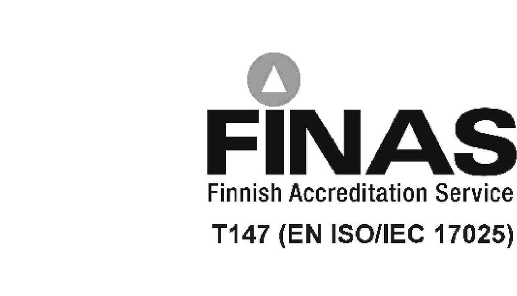 LÄNSI-UUDENMAAN VESI JA YMPÄRISTÖ RY Laboratorio TESTAUSSELOSTE Vesilaitosvesi 3.8.