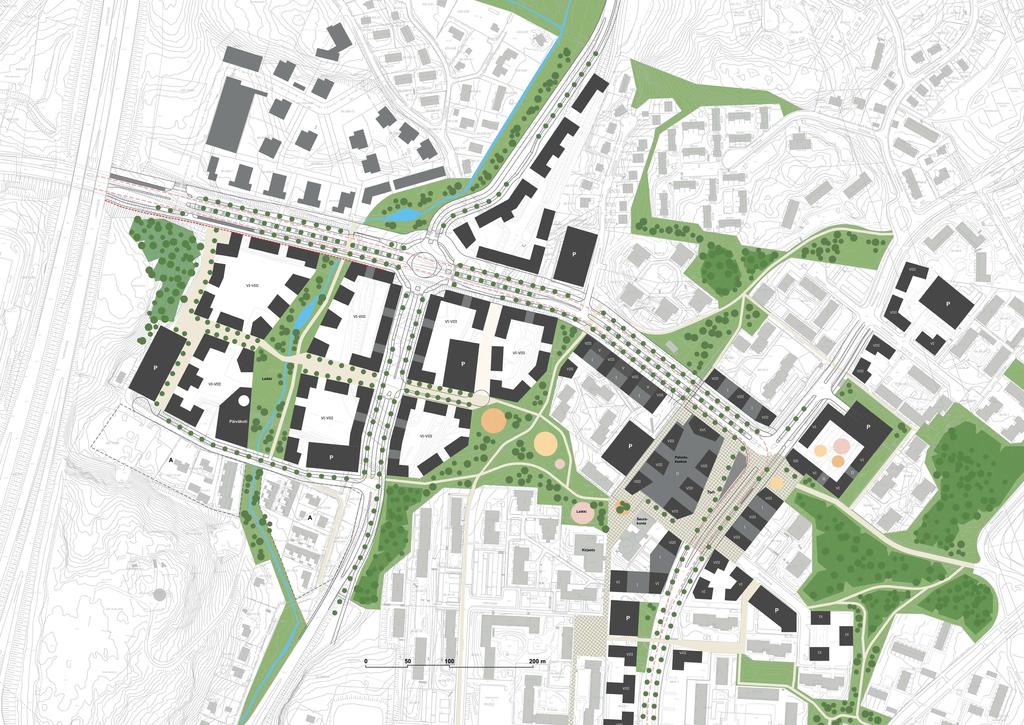 Liite: Hakunilan ydinalueen viitesuunnitelma Vantaan kaupunki Hakunilan ydinalueen