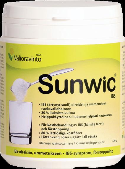 Sunwic IBS Helppokäyttöinen ravintokuitu: