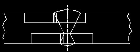 alla esitetyistä kohdista (lämpömuutosvyöhykkeeltä otetuissa koesauvoissa V- lovi leikkaa sularajan koesauvan keskellä) Hitsausliitoksen keskikohta Lämpömuutosvyöhyke 6.8.5.3.