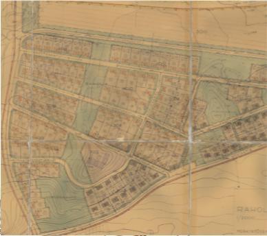 1943, asemakaavaa laadittaessa.) IPPISENKATU 1955.