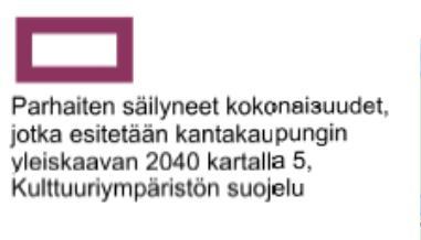 ALKUPERÄISENÄ SÄILYNEEN ASUINRAKENNUKSEN TAKANA.