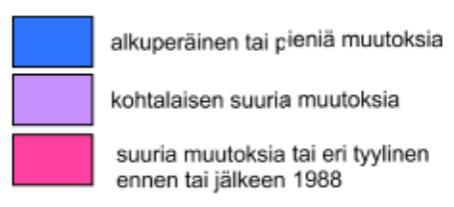 RAKENNUKSET ON SOPEUTETTAVA ALUEEN ALKUPERÄISEEEN ILMEESEEN.