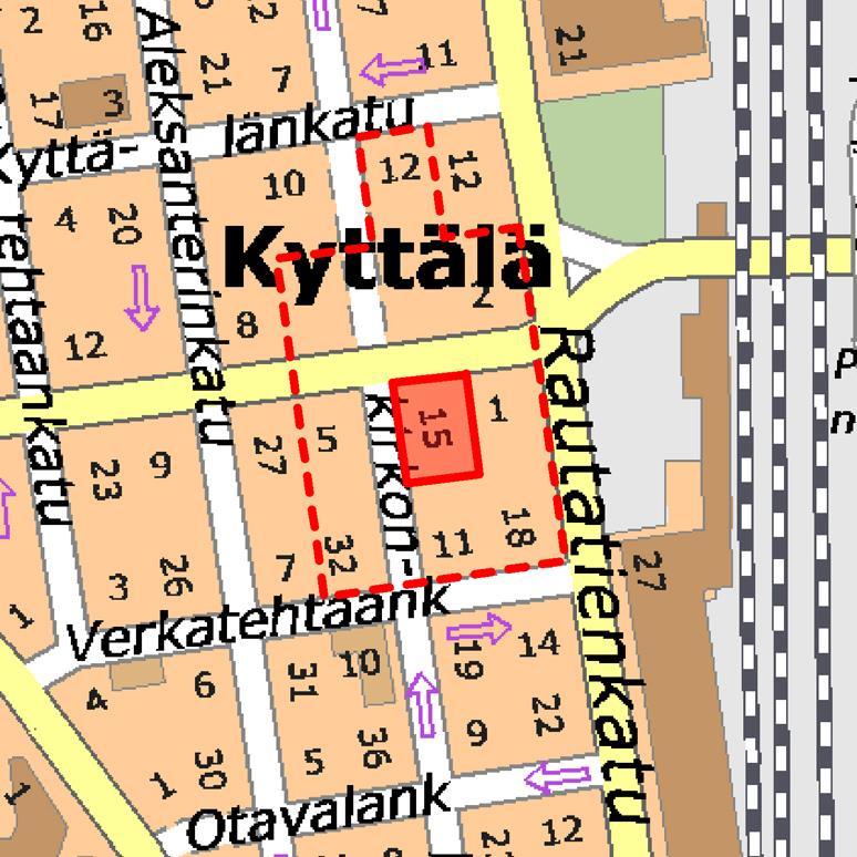 TAMPERE Asemakaavan muutoksen osallistumis- ja arviointisuunnitelma 22.5.2014, tark. 23.3.2015 XII (KYTTÄLÄ) -187-34, HÄMEENKATU 3, RAKENNUKSEN KOROTTAMINEN, ASEMAKAAVA NRO 8546.