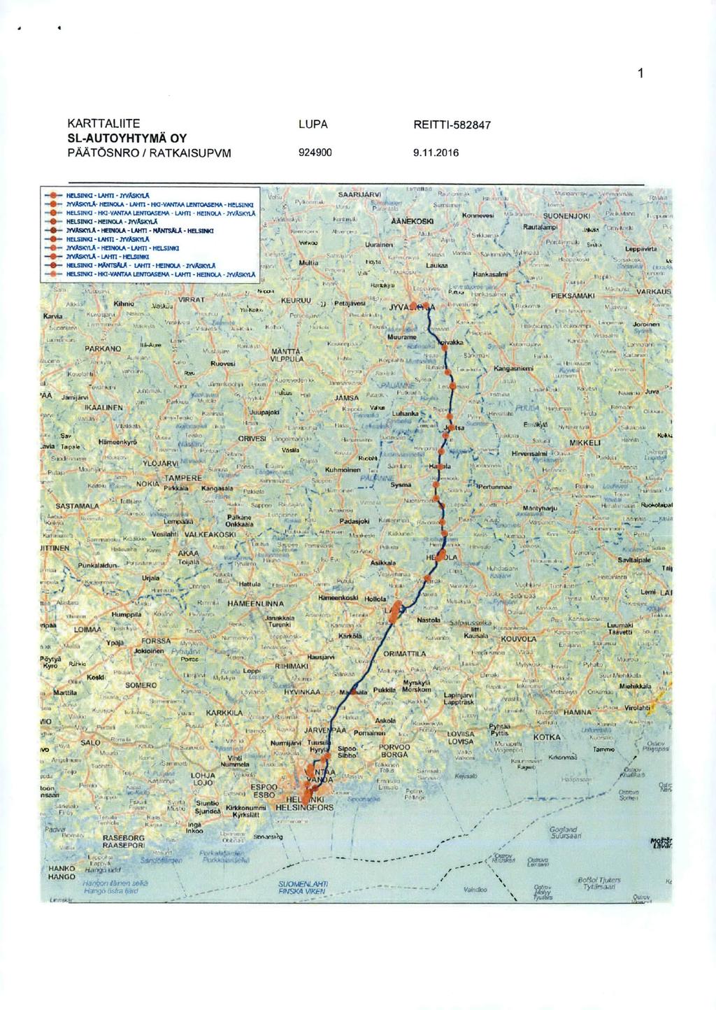 KARTTALIITE ' HELSINKI-LAtm-iyVASKnA HVASICTL*-HEINOIA - LAHn - Hra-VANTAK LEHTMSEMA - MCLSINKl HELSINia - MKJVANTM LEMTOASEMA LAHII - MEINOLA JWASKYlA HELSINKI - HEINOLA - nvaskyla '